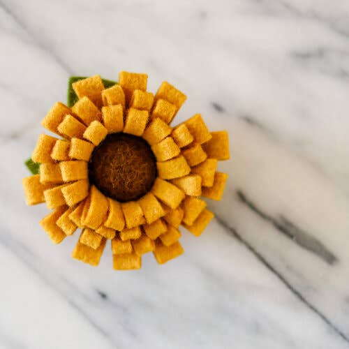 Sunflower Dog Collar Flower