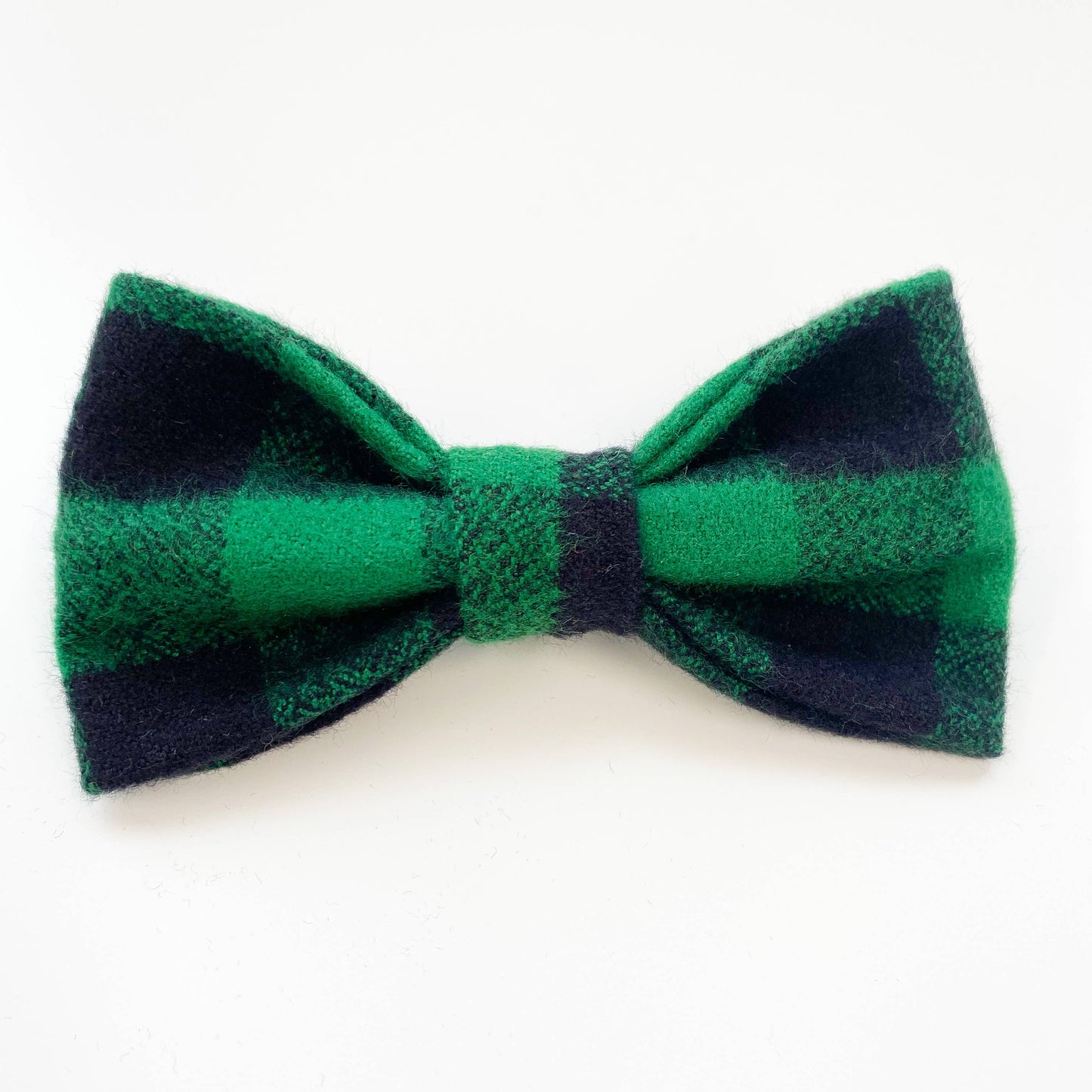 Buffalo Plaid Dog Collar Bow Tie (5 colors!)