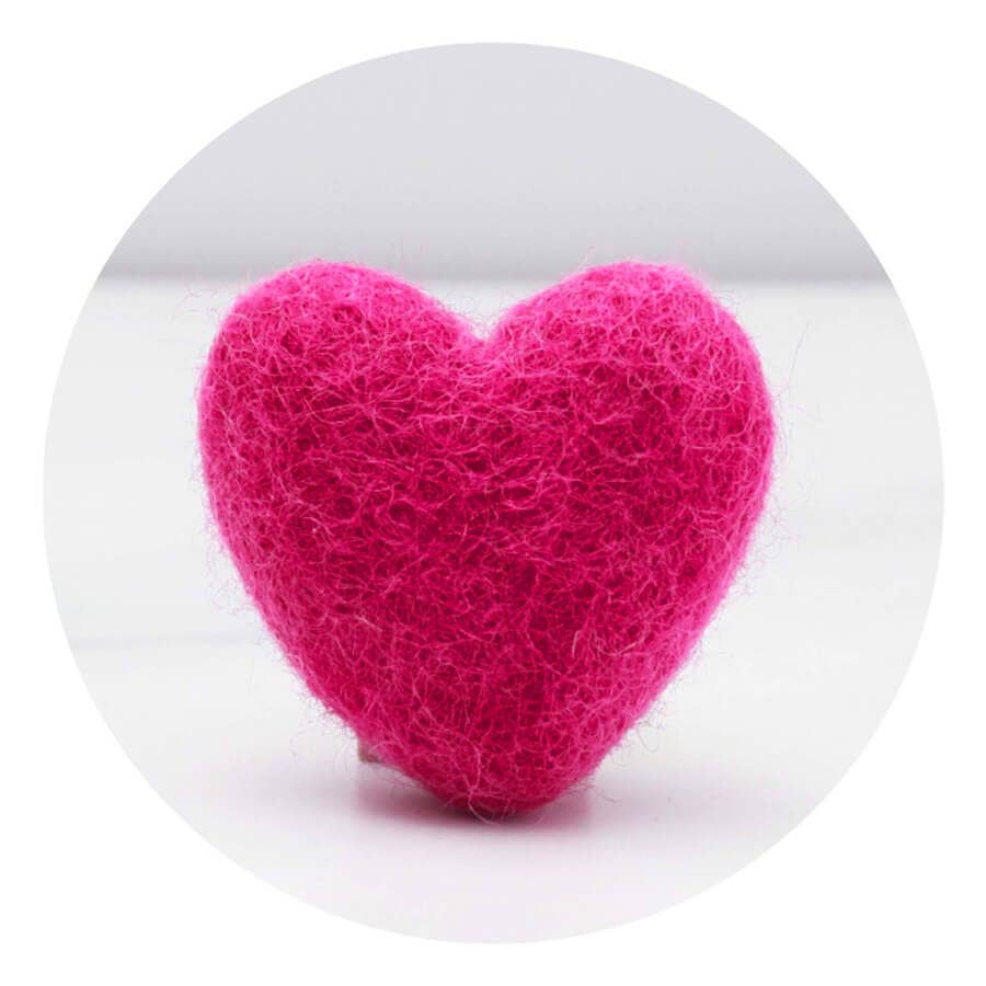 We Heart Dog Collar Accessory (Single) -10 Colors