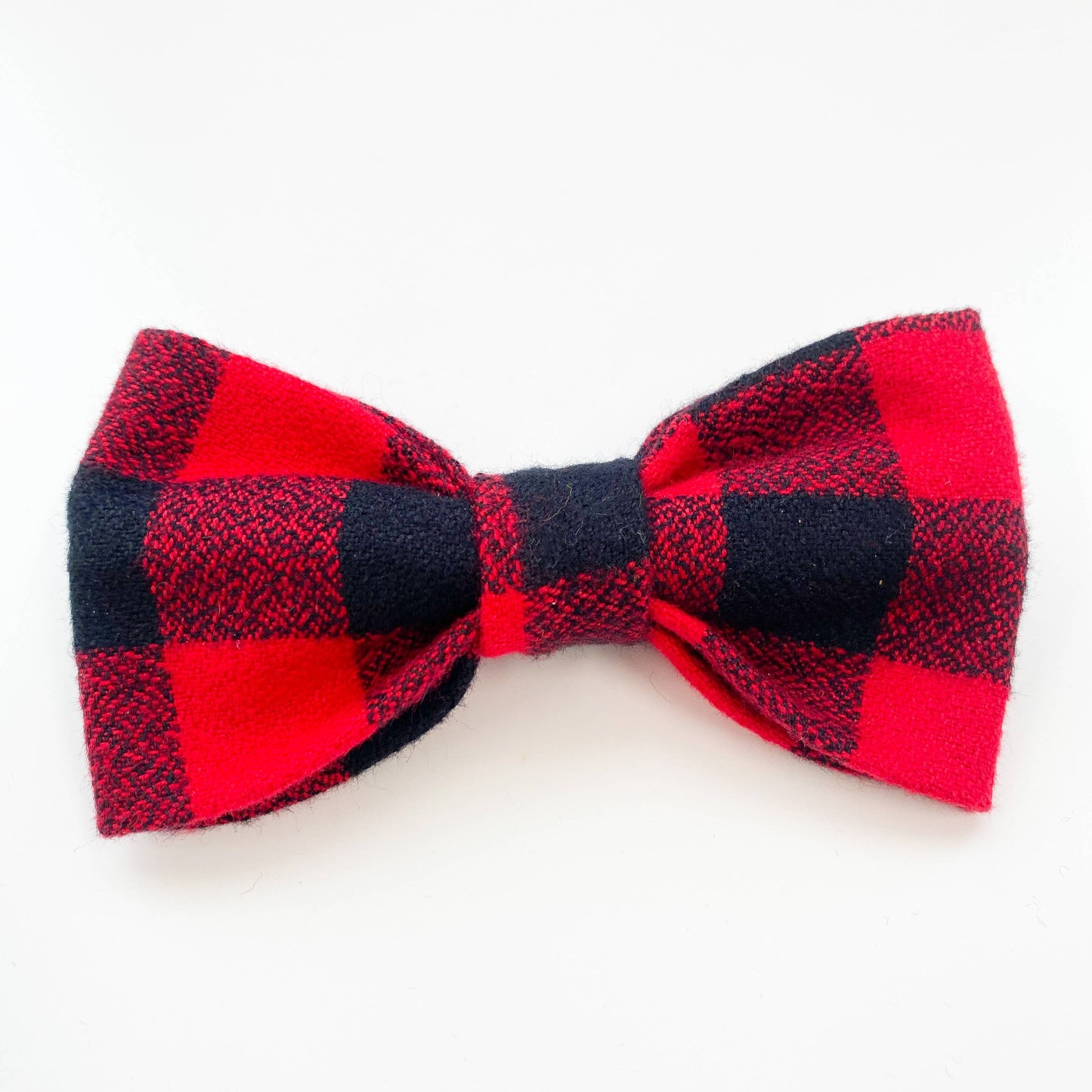 Buffalo Plaid Dog Collar Bow Tie (5 colors!)