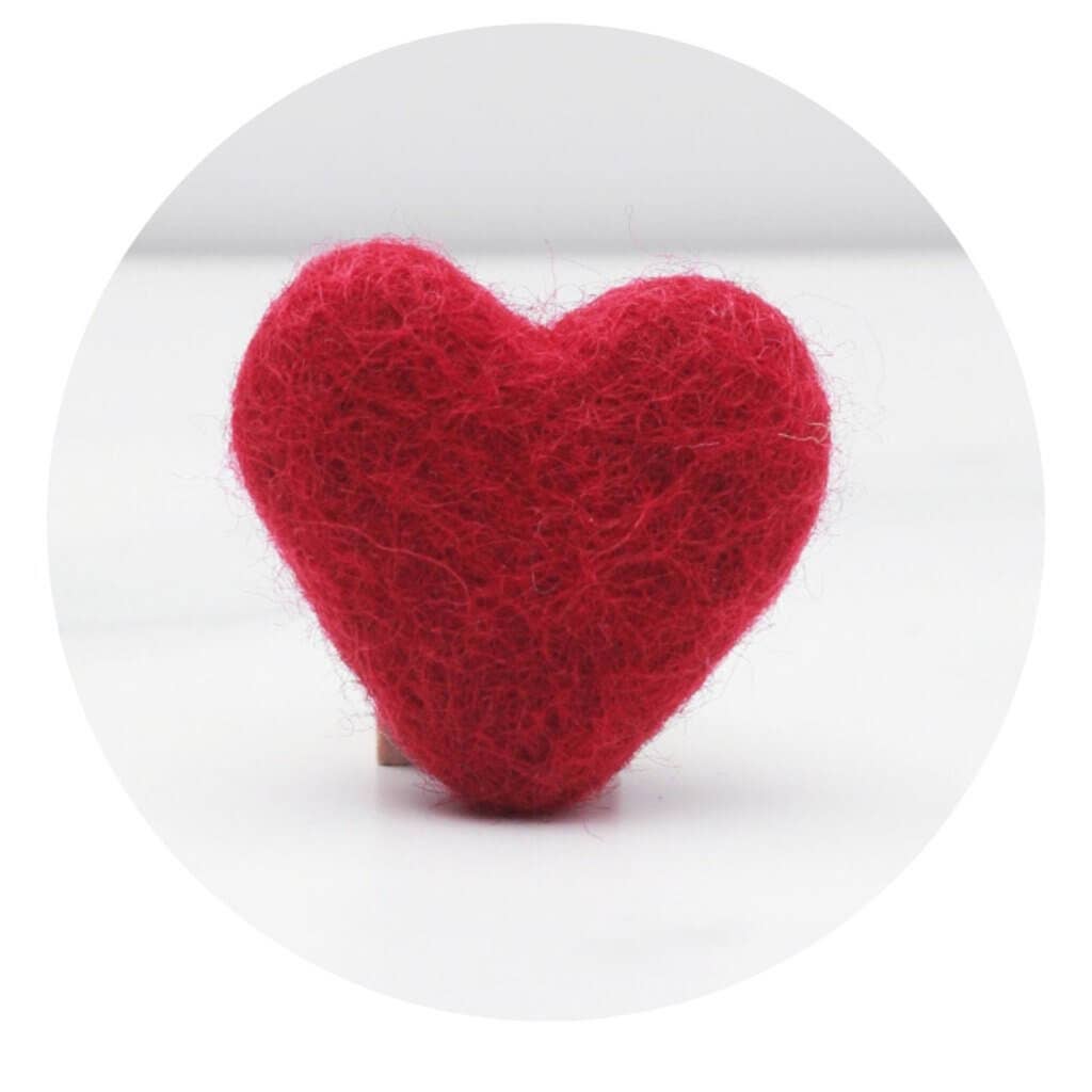 We Heart Dog Collar Accessory (Single) -10 Colors