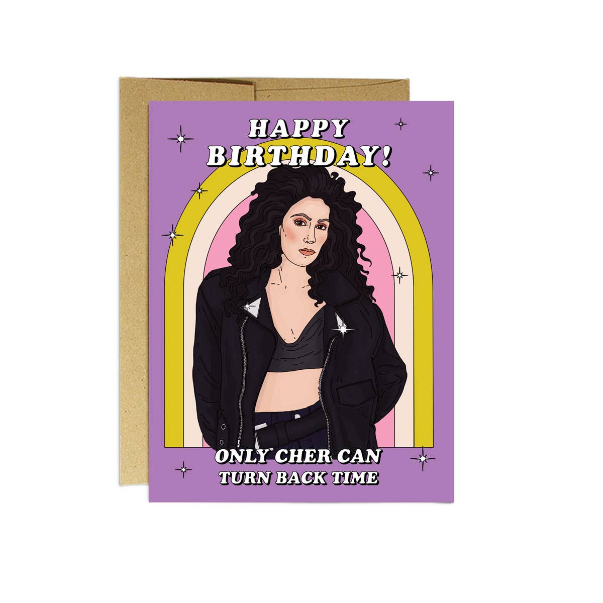 Cher Turn Back Time | Birthday Card