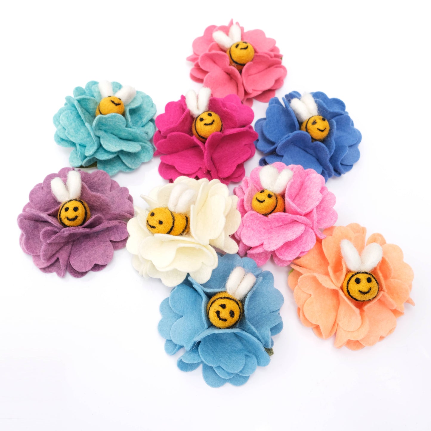 'Bee Mine' Dog Collar Flower Accessory - 25 Colors